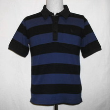 THE FLAT HEAD POC-06W ボーダーポロシャツ06画像