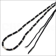 NEIGHBORHOOD PIRATE 1 CONCHO NECKLACE BLACK画像