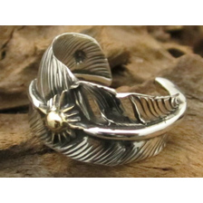 ARIZONA FREEDOM K18中太陽神付 60mmフェザーリング画像