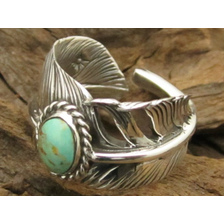 ARIZONA FREEDOM ターコイズ付 70mmフェザーリング画像