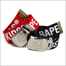 A BATHING APE BAPE KIDS MILO GI ベルト画像