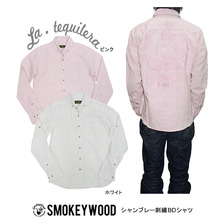 SMOKEYWOOD シャンブレー 刺繍ボタンダウンシャツ SW012541画像