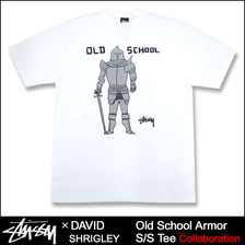 STUSSY &times; DAVID SHRIGLEY Old School Armor S/S Tee 1902699画像