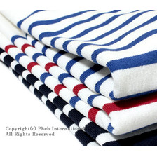 FIDELITY ボーダー5分袖ボートネックTシャツ NRF11SC-01画像