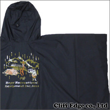 A BATHING APE PERTEX NYLON ポンチョ BLACK画像