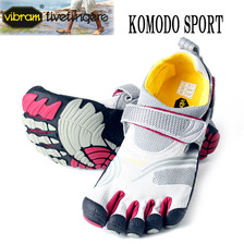 vibram FiveFingers KOMODO SPORT Grey Persian Red WQ3653画像