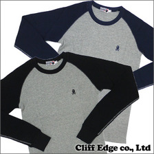 A BATHING APE トリム サーマル長袖Tシャツ画像