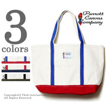 PARROTT CANVAS アメリカ製コットンキャンバス&times;コーデュラナイロン2トーンミディアムトートバッグ PC11-09 2TONE-M画像