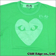 PLAY COMME des GARCONS × D&DEPARTMENT ハート ロゴ Tシャツ GREEN画像