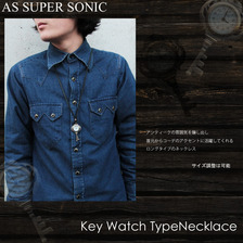 AS SUPER SONIC Key watch type Necklace(2カラー) PP-NS3592画像