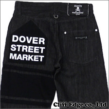 mastermind JAPAN SKULL デニムパンツ BLACK画像