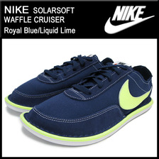 NIKE SOLARSOFT WAFFLE CRUISER Royal Blue/Liquid Lime 511361-401画像