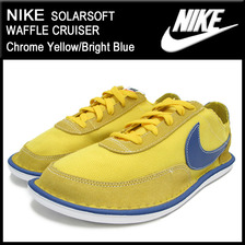 NIKE SOLARSOFT WAFFLE CRUISER Chrome Yellow/Bright Blue 511361-700画像