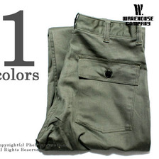 WAREHOUSE Lot 1062 MILITARY PANTS画像