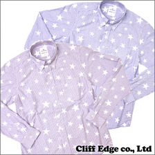 uniform experiment x ENGLATAILOR STAR PRINT 長袖シャツ画像
