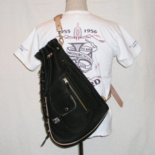 THE FLAT HEAD DMB-02 ディアスキンショルダーバッグ画像