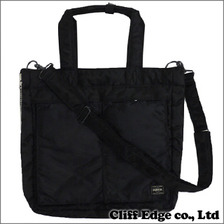 A BATHING APE x PORTER JACQUARD ABC SHOULDER TOTE BAG BLACK CAMO画像