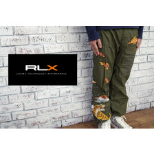 RLX Ralph Lauren 刺繍入り パンツ DARK OLIVE画像