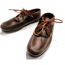 YUKETEN BLUCHER MOCCASIN w kiltie/brown画像