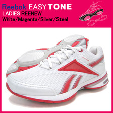 Reebok EASYTONE LADIES REENEW White/Magenta/Silver/Steel J21969画像
