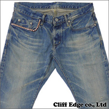 HYSTERIC GLAMOUR RLB加工 ストレートデニムパンツ INDIGO画像