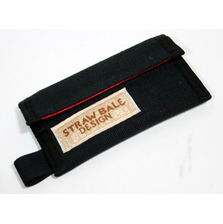 STRAW BALE DESIGN &times;CRANK WALLET BLACK画像