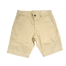GROWN & SEWN INDEPENDENT SLIM SHORTS TWILL/khaki画像