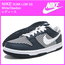 NIKE DUNK LOW GS White/Obsidian 310569-120画像