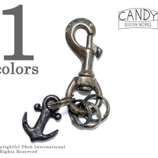 CANDY DESIGN&WORKS CK-05 ANTIQUE BRASS ANCHOR SNAPS NORMAN画像