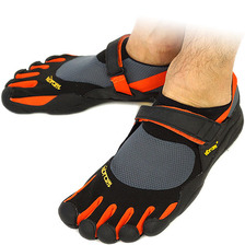 vibram FiveFingers KSO Black/Orange/Black M1483画像