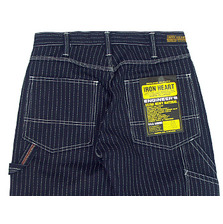 IRON HEART 814 12oz WABASH-STRIPE ENGINEER PAINTER PANTS IH-814画像