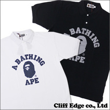 A BATHING APE COLLEGE ポロシャツ画像