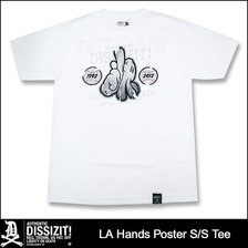 DISSIZIT LA Hands Poster S/S Tee SST12-573画像