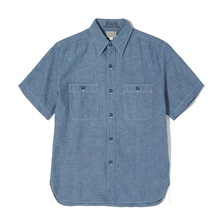Buzz Rickson's Lot No. BR35856 / BLUE CHAMBRAY WORK SHIRT (SHORT SLEEVE)画像