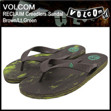 VOLCOM RECLAIM Creedlers Sandal Brown/Lt.Green V0811211画像