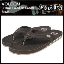 VOLCOM SPIRAL Creedlers Sandal Brown V0811106画像