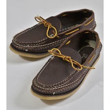 Arrow Moccasin レースモカシン 2WSP Lace ダブルソール ブラウン画像