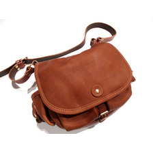 Le Sac du Berger #2 LEATHER SHOULDER BAG brown画像