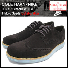 COLE HAAN &times;NIKE LUNAR GRAND WINGTIP T Moro Suede C10230画像