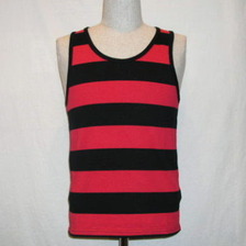 THE FLAT HEAD BTT-02W ボーダータンクトップ画像