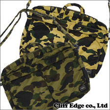 A BATHING APE x PORTER PRINT 1ST CAMO 2 WAY ブリーフケース画像