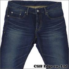 HYSTERIC GLAMOUR SP加工クロップド デニムパンツ INDIGO画像