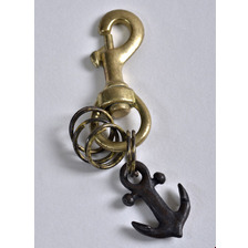 CANDY DESIGN&WORKS #CK-05&ldquo;NORMAN&rdquo;キーホルダー brass画像