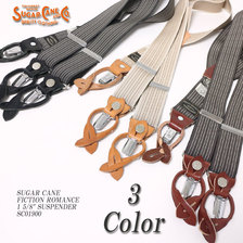 SUGAR CANE FICTION ROMANCE 1 5/8" SUSPENDER SC01900画像