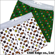 A BATHING APE MILOGRAM SAFARI TRUNKS画像