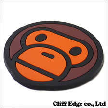 A BATHING APE MILO RUBBER COASTER BROWN画像