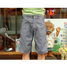 THE REAL McCOY'S JOE McCOY 8HOUR UNION WORK SHORTS INDIGO HBT MP12033画像