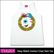 MISHKA Keep Watch Cartoon Crest Tank Top SM121102CTT画像