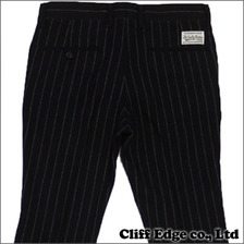 WACKOMARIA ストライプウールパンツ BLACKxWHITE画像