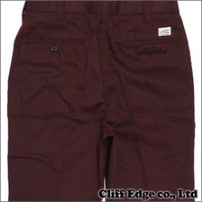 WACKOMARIA クロップドパンツ DARK RED画像